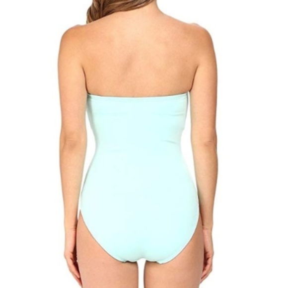 🔥NWT Kate Spade Georgica Bandeau Swimsuit - Picture 3 of 4
